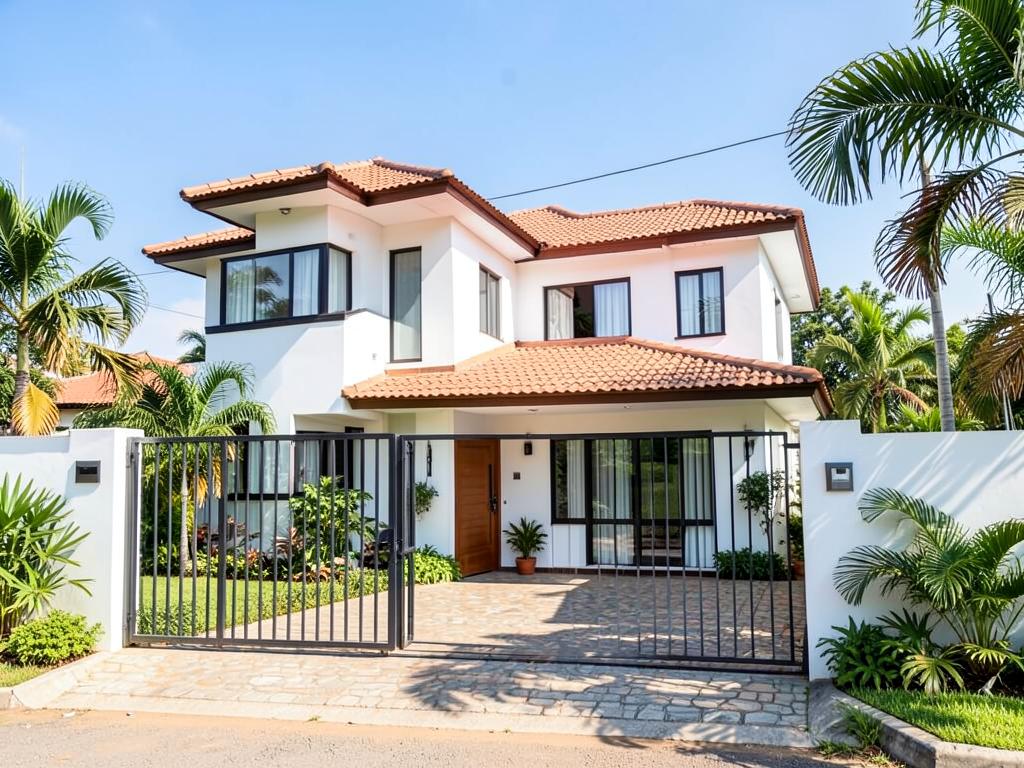 Modern 4-bedroom villa with garden
